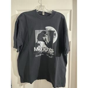 Taylor Swift Midnights Shirt Sz L Made In Use Travis Kelce